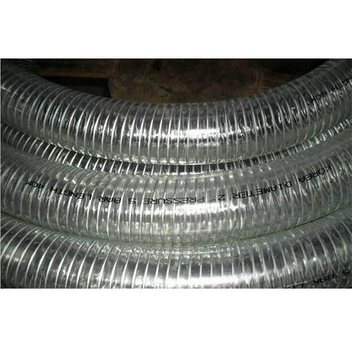 1/2inch to 2inch Clear PVC Steel Wire Reinforced/Strengthed Spring Hose