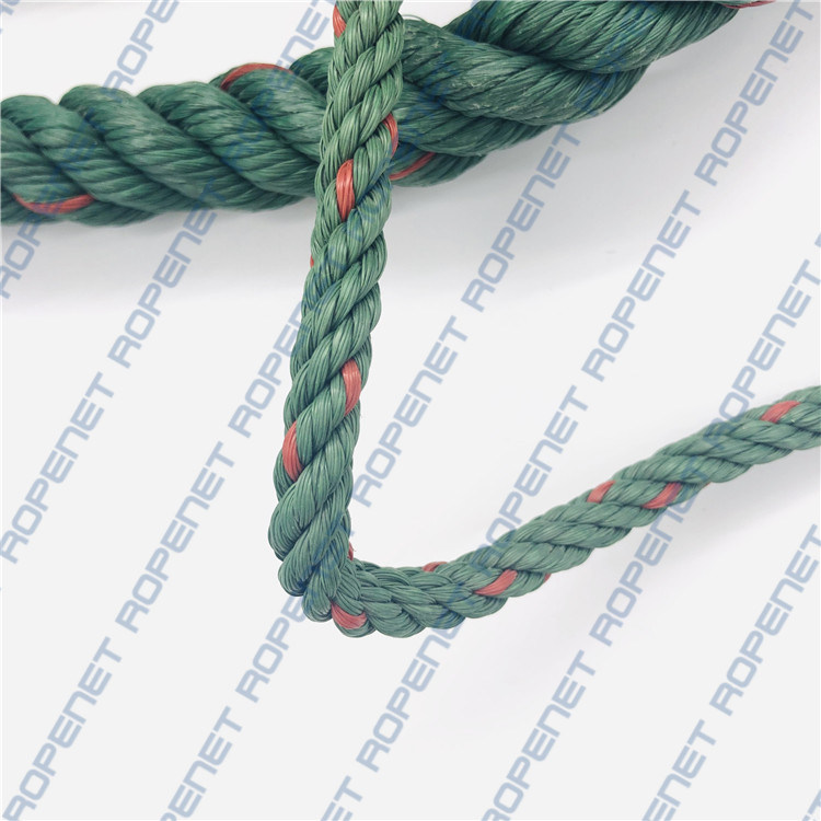 Wholesale Recycled Plastic Rope, PE 3 Strands Twist Rope
