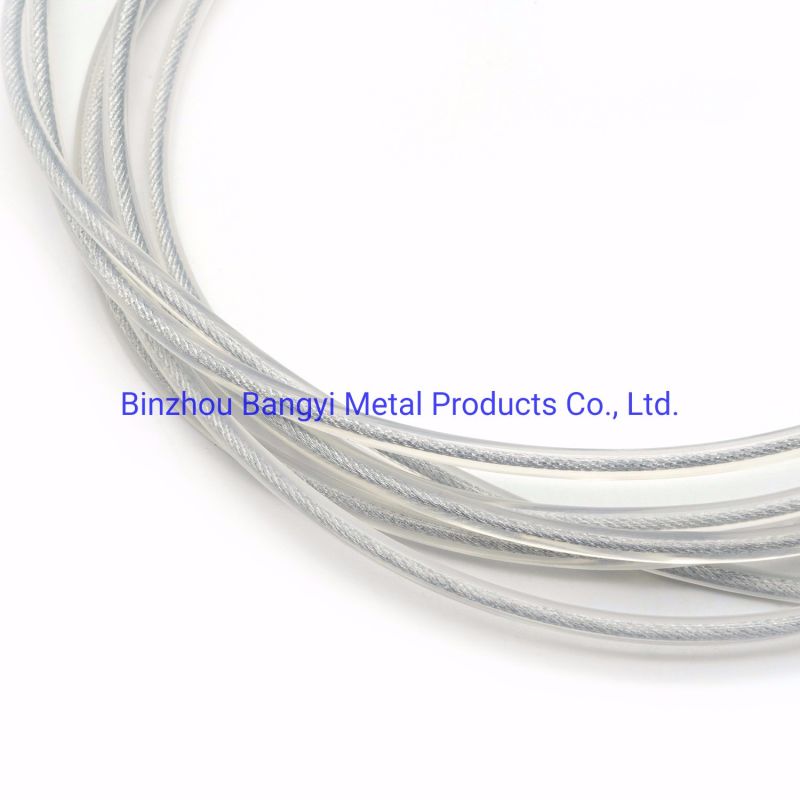 Steel Wire Rope with Color Adjustable PVC Plastic Coated