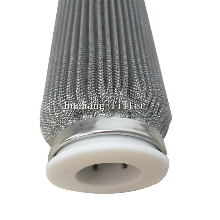 customized stainless steel wire mesh 222 standard connector melt filter element