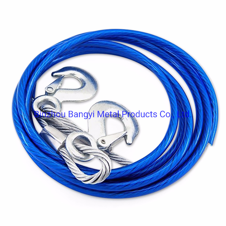 PVC Plastic Coated 7*7/7*19 Steel Wire Rope Factory