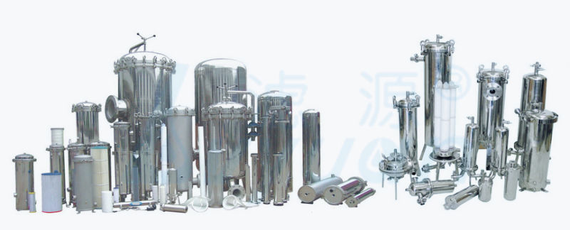 SS304 SS316 Industrial Stainless Steel Water Cartridge Filter Housing