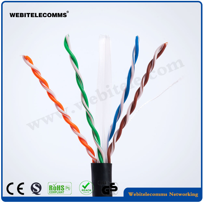 U/UTP Unshielded Network Cable Cat 6 Twisted Pair Outdoor Cable