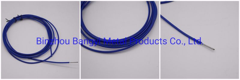 7X19 PU Blue Plastic Coated Wire Rope Cable