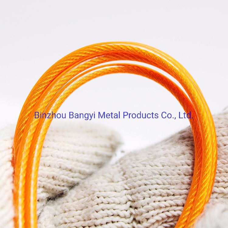 Electric Galvanized Steel Wire Rope with PVC Coating