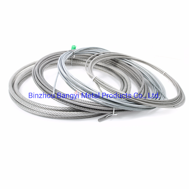 Hot Sale Transparent Plastic PVC Coated Steel Wire Rope