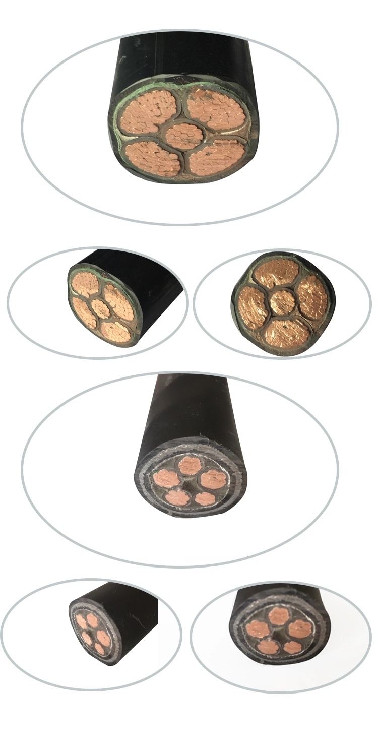 High Flexible Copper Core Jacketed Electric Power Cable for Electronic