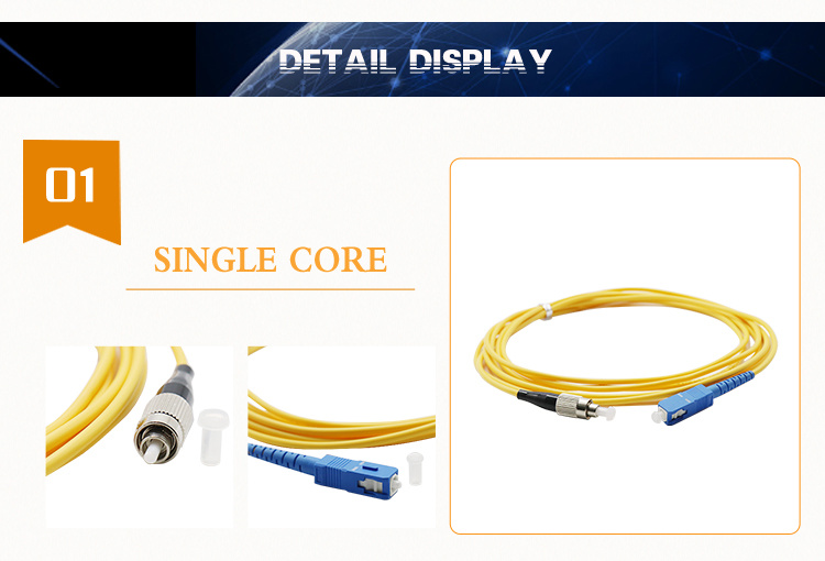 FC/Upc-Sc/Upc LSZH Jacket Optical Fiber Patch Cord Cable