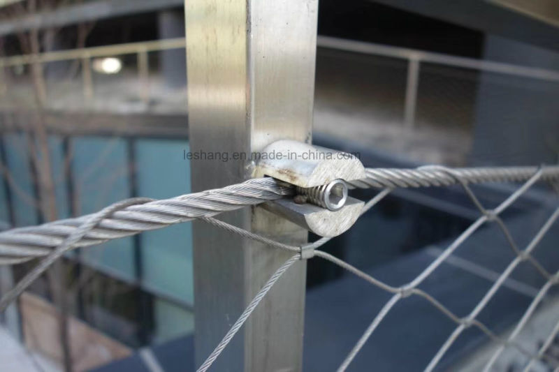 7X7 Flexible Stainless Steel Wire Rope Mesh