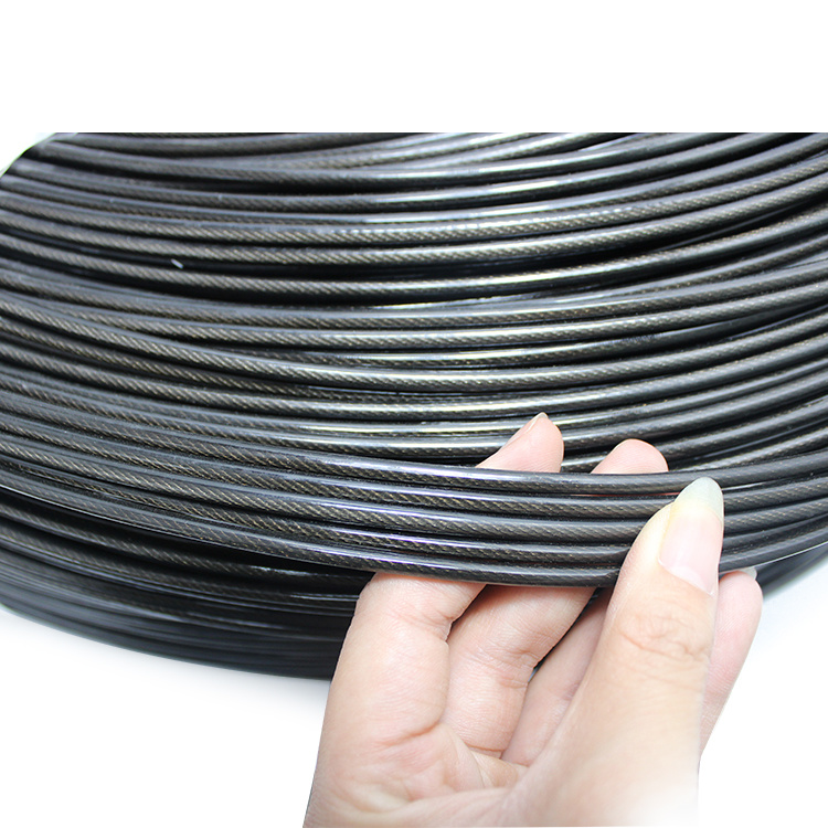 PVC Plastic Coated Steel Wire Rope for Bicycle