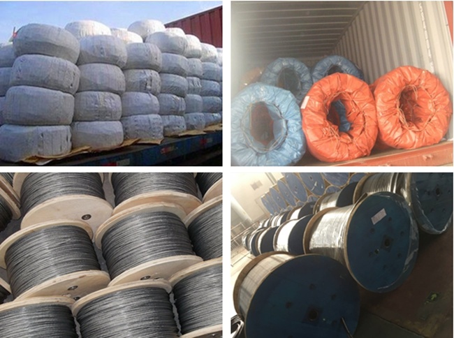 High Tension Hot Dipped Galvanized Strand Steel Wire