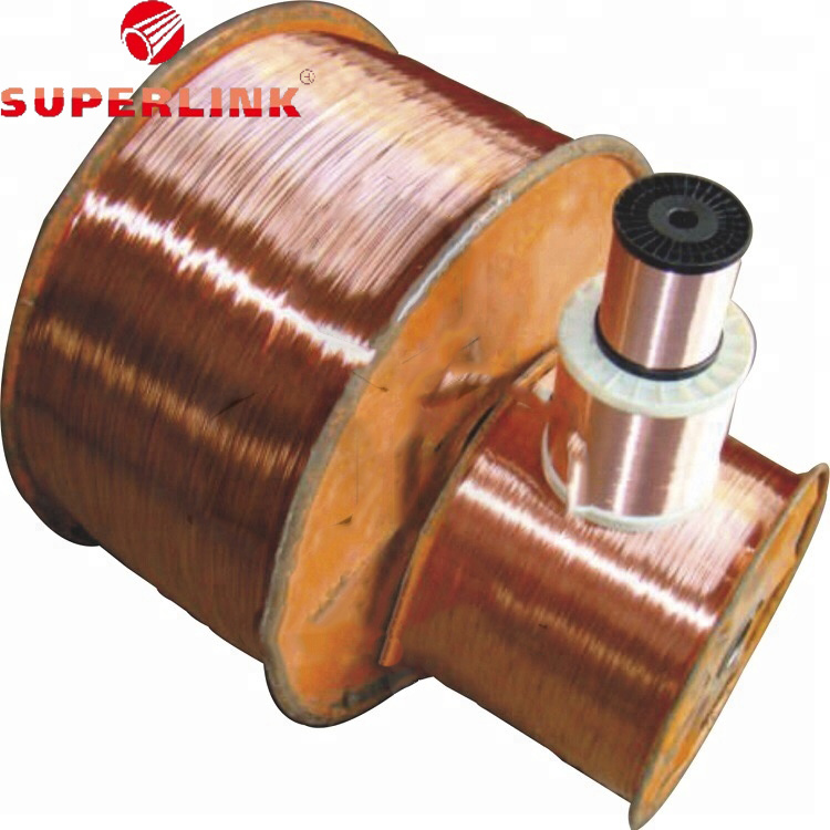 Copper Coated Steel Wire CCS Wire 0.81mm for Coaxial Cable