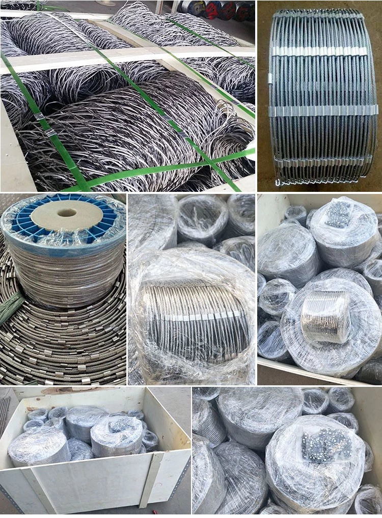 Ss 316 Architectural Diamond Ferrule Type Flexible Stainless Steel Wire Rope