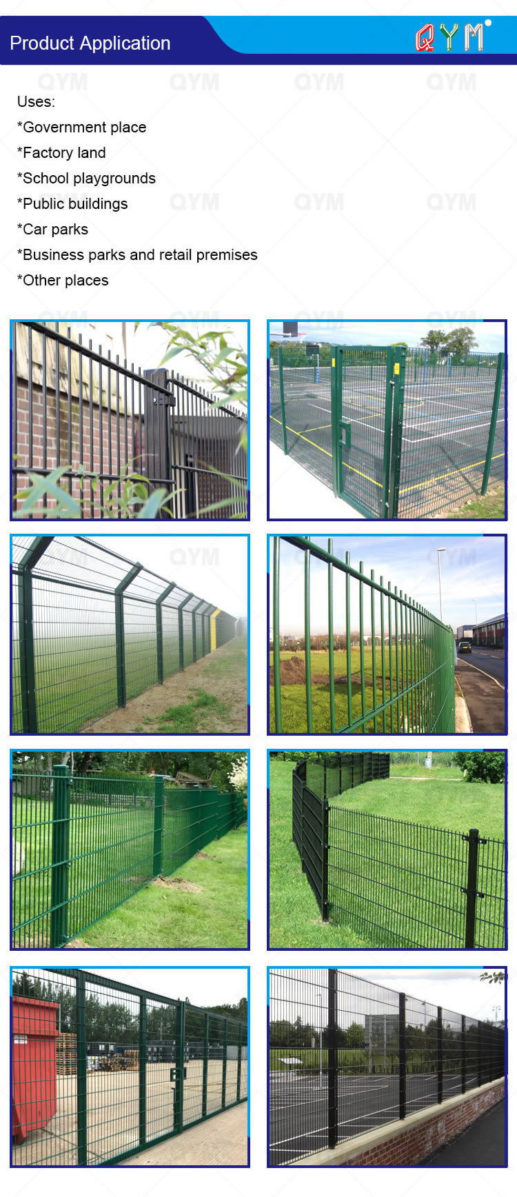 PVC Coated Double Wire Fence Manufacturer