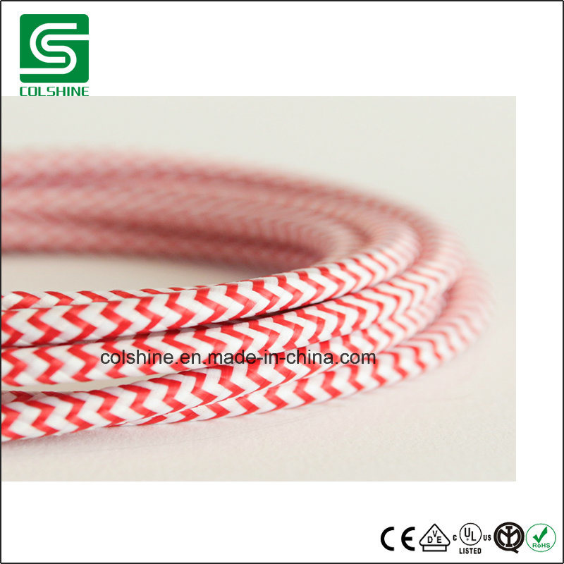 Round & Twisted Fabric Braided Cables with Ce RoHS Certificates