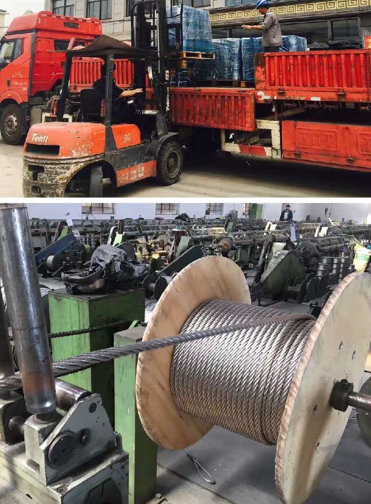 Manufacturer of 6mm 7X19 304 Stainless Steel Wire Rope