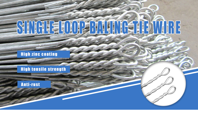 Galvanized Loop Bailing Steel Wire