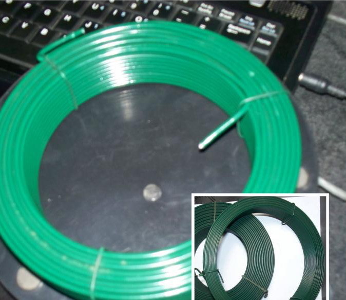 Green PVC Coated Wire/PVC Coated Iron Wire/PVC Coated Steel Wire