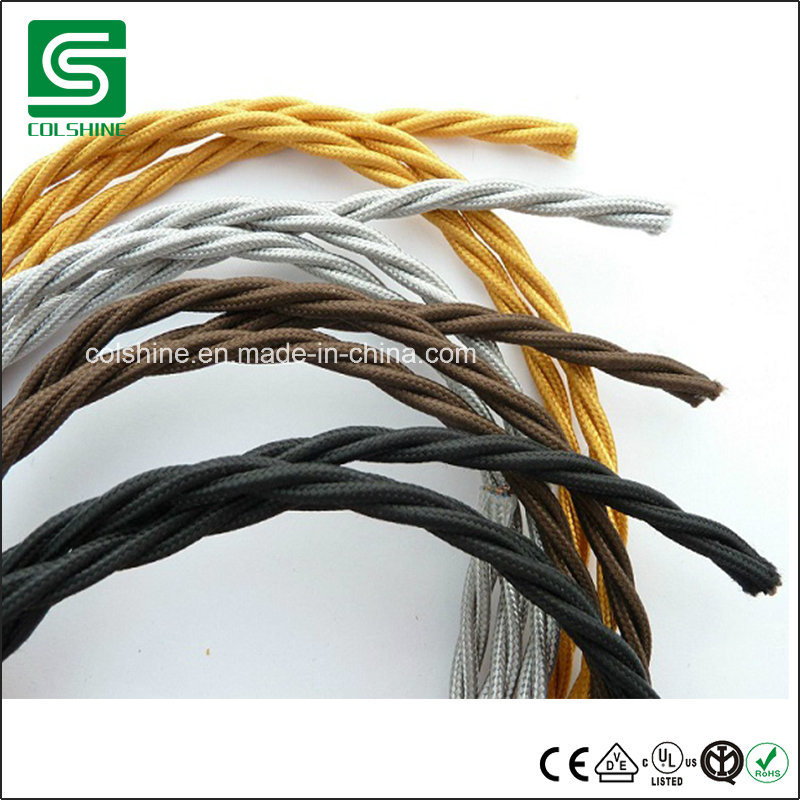 Round & Twisted Fabric Braided Cables with Ce RoHS Certificates