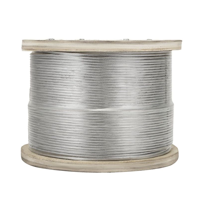 Stainless Steel Wire Rope 1 X 19 Strand Non-Flexible