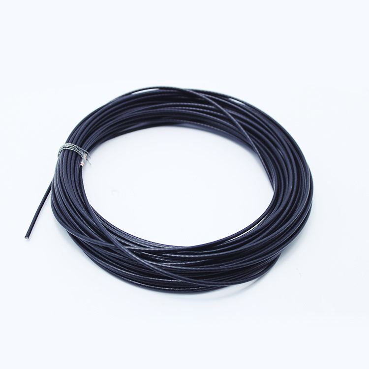 Black Color Steel Wire Rope with Plastic Coating