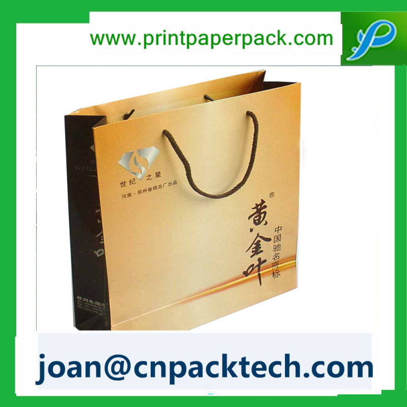 Seasoning Tea Shopping Coated Paper Rope Handle Bag