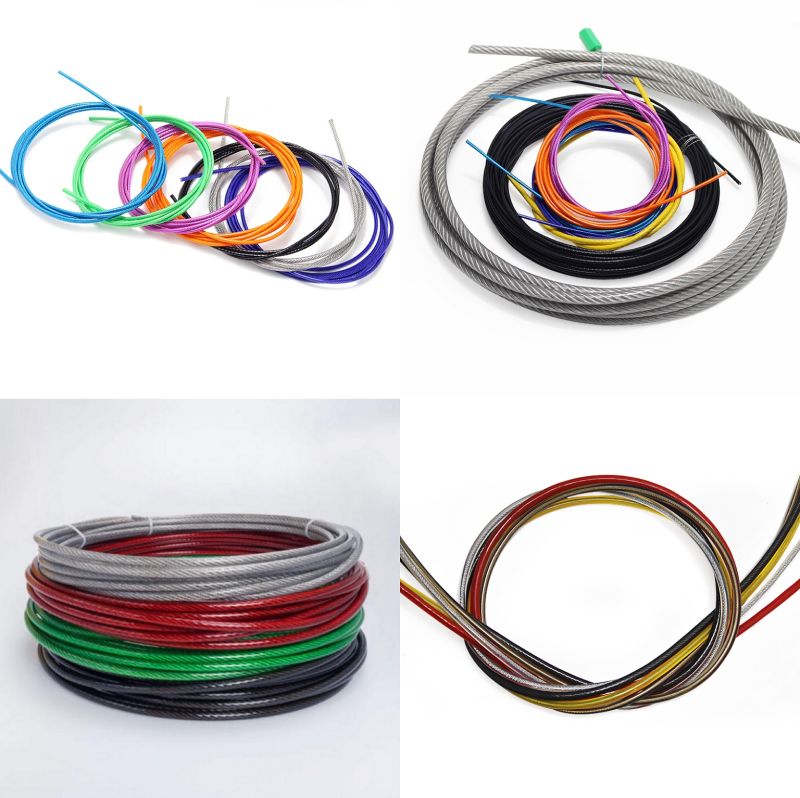 Factory Supply PVC PU Plastic Coated Wire Rope