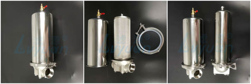 Factory Supply Large Capacity SS304 SS316 Stainless Steel Liquid Cartridge Filter Housing Filter Water