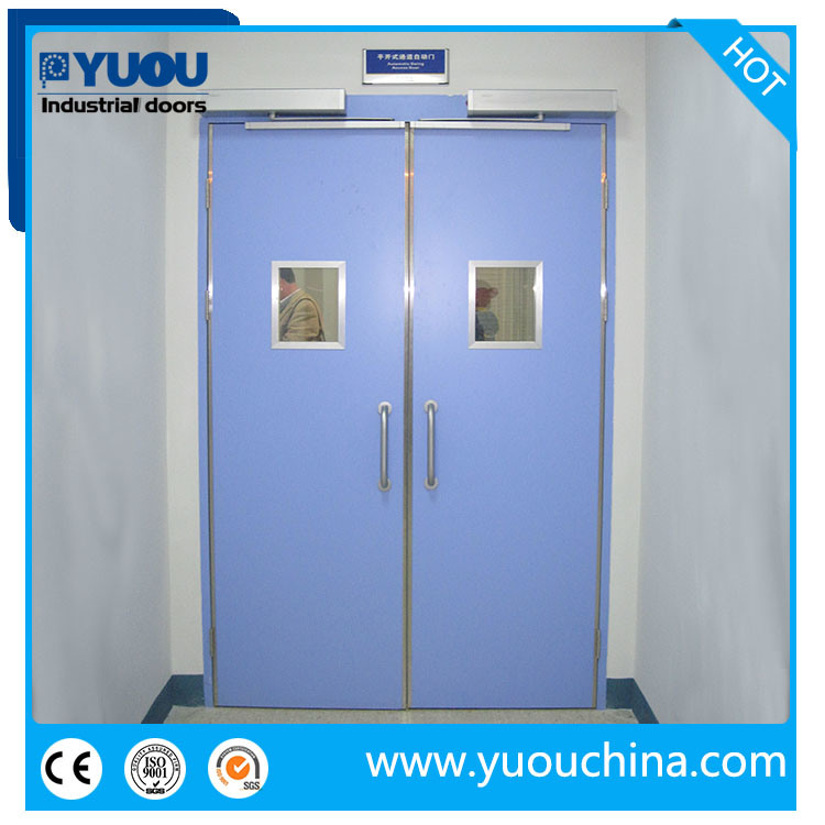 Galvanized or Stainless Steel Modern Clean Room Hollow Metal Swing Doors for Interior Use