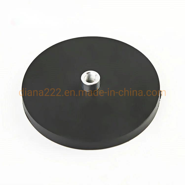 Strong Rubber Magnet Base, Rubber Coated Neodymium Magnet, Plastic Coated Magnet