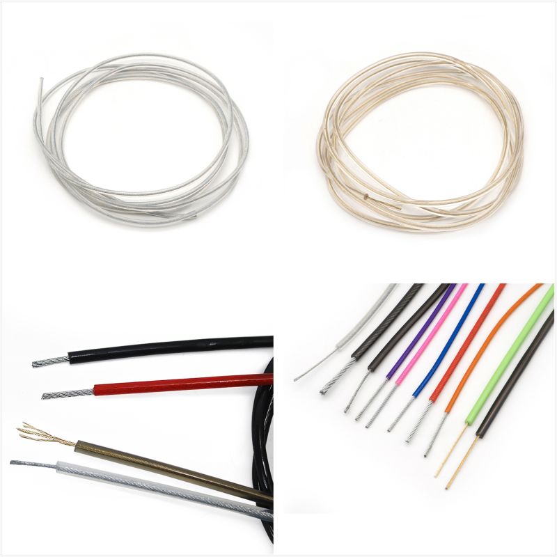 PU Plastic Coated Galvanized Steel Wire Rope for Bicycle Brake Cable Steel Wire Rope Manufacture