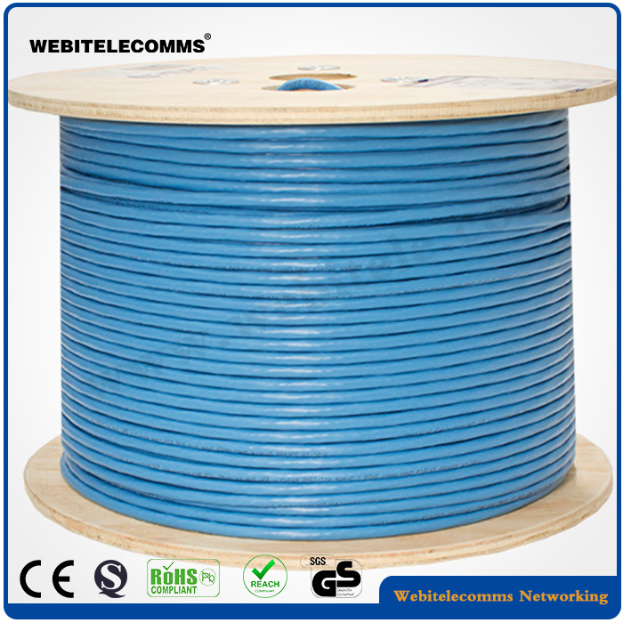 S/FTP Shielded Network Cable Cat 6A Twisted Pair Installation Cable