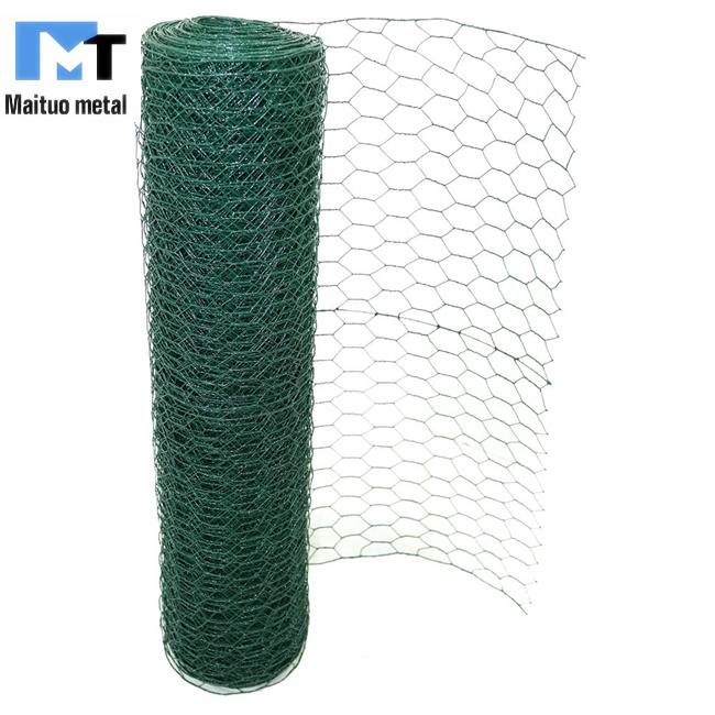 Galvanized PVC Coated Hexagonal Wire Mesh Netting for Chicken Wire