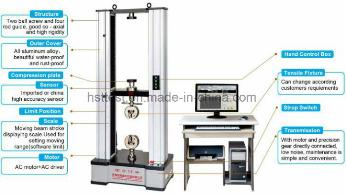 Chinese Supplier 20kn Steel Wire Rope Tensile Testing Machine