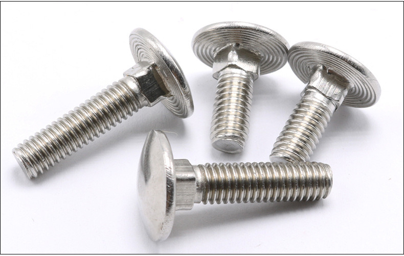 Stainless Steel (SS304, SS304L, SS316, SS316L) Carriage Bolts DIN603
