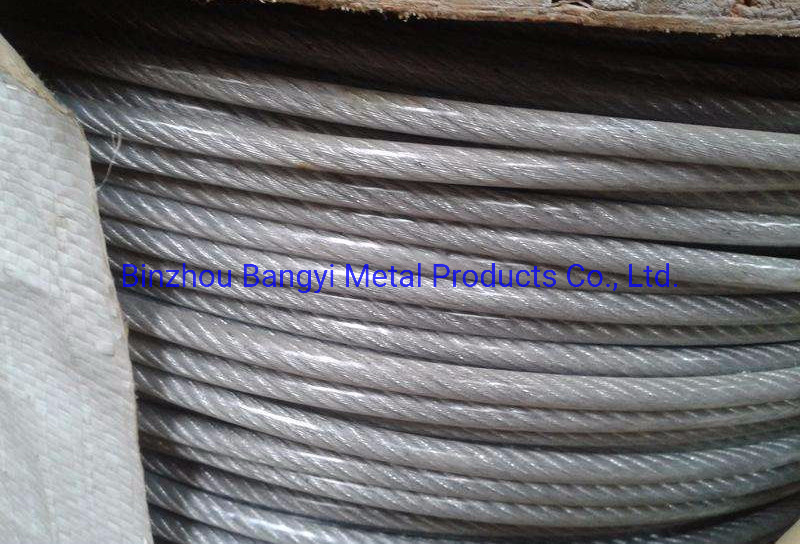 2.0mm-8.5mm PVC Bright Plastic Coated Steel Wire Rope