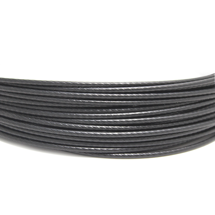 Steel 7X7 Wire Rope with Plastic Coating