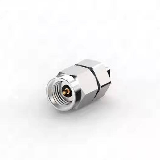 Straight Stainless Steel RF Coaxial 2.92 Male Cable Connector for Rg405 Cable