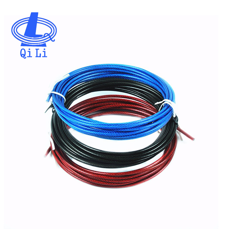 Factory 3/5 PVC Coated 7*7 Stainless Steel 316 Wire Rope