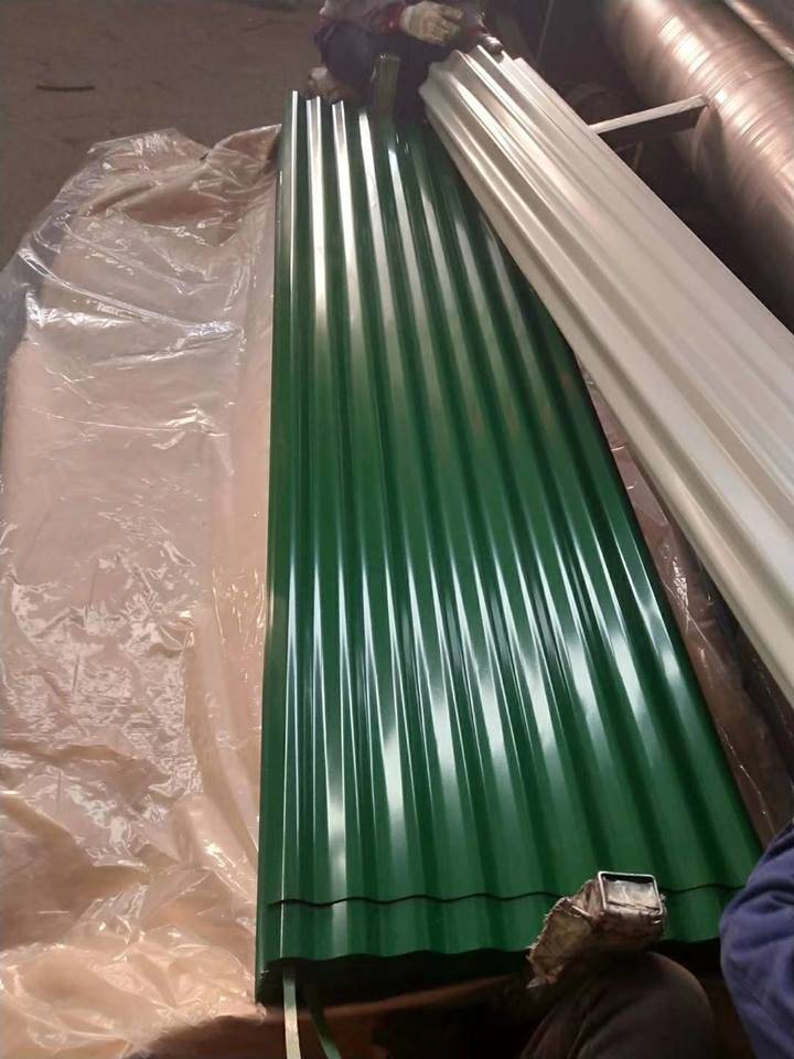 Factory Price Color Coated Galvanized Corrugated Steel Sheet Prepainted Galvanized Roofing Sheet