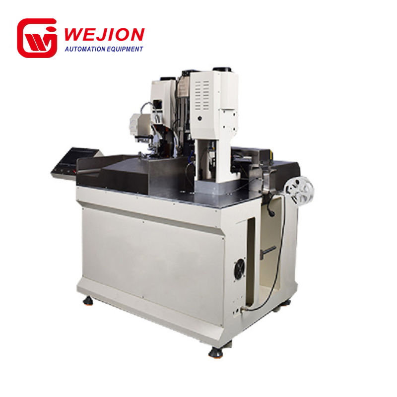 WJ1056 Fully automatic wire cable double ends with one waterproof terminal connector crimping machine