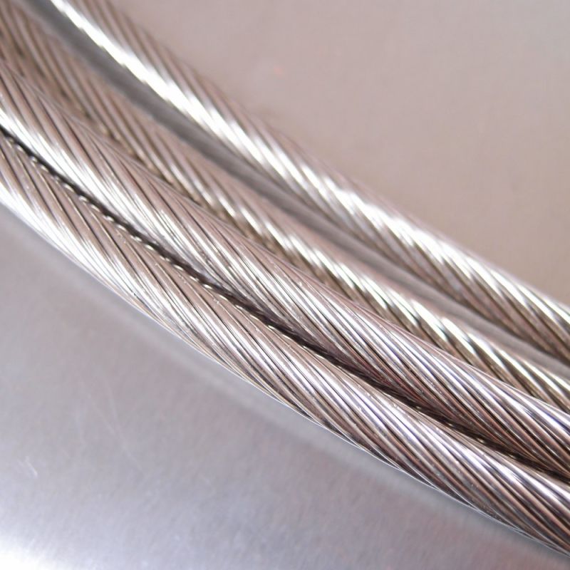 7*19 Bright Annealed Stainless Steel Wire Rope Cable