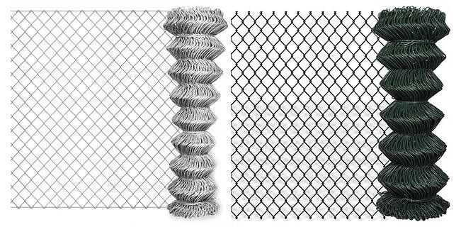 Galvanized PVC Coated Chain Link Fence for Farm