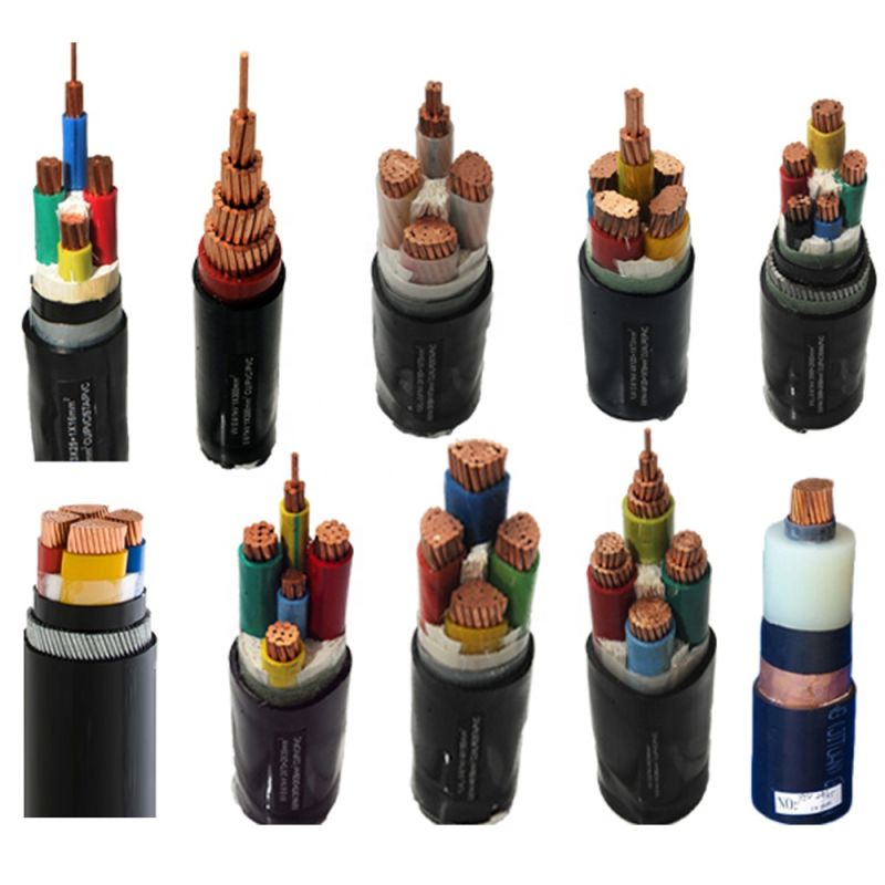Insulated PVC Sheathed Steel Copper Tape Armored Power Cable