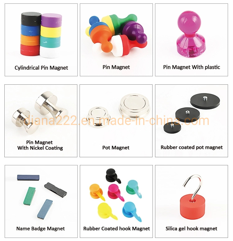 Strong Rubber Magnet Base, Rubber Coated Neodymium Magnet, Plastic Coated Magnet