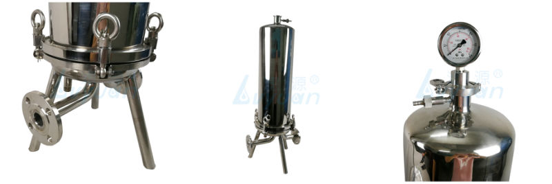 Industrial 304 316 Stainless Steel Precision Sanitary Ss Multi Cartridge Filter Housing