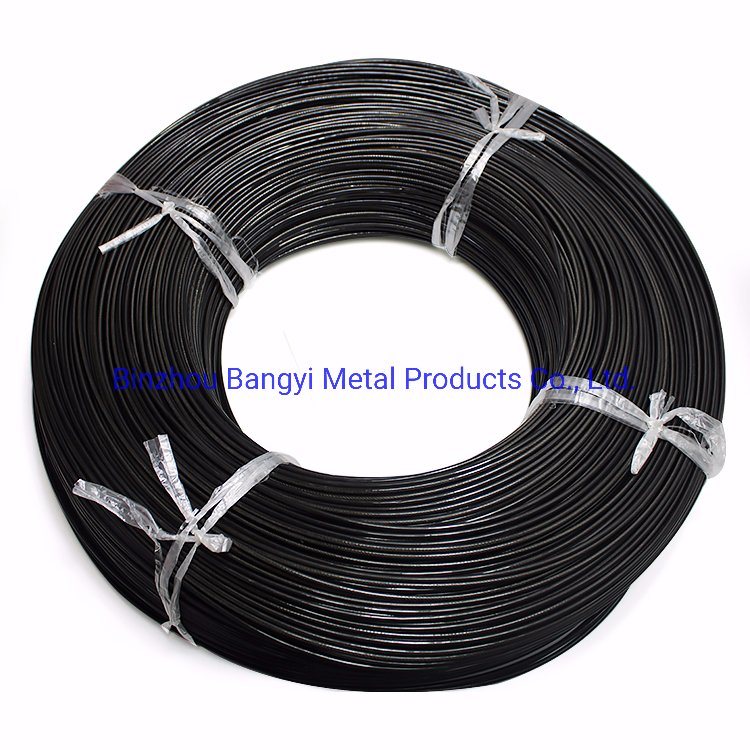 High Tensile Black Plastic Coated Wire Rope Steel Wire Rope