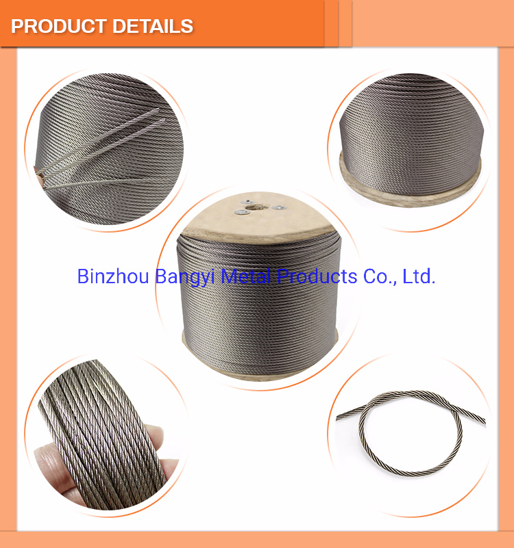 304 Stainless Steel Wire Rope Factory Manufacturer with Competitive Price