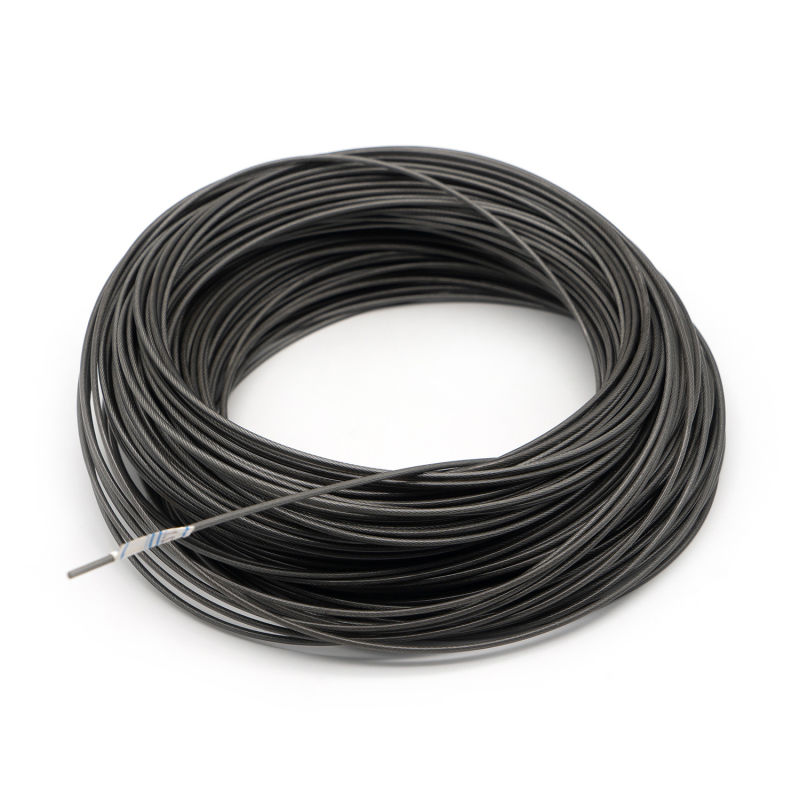 High Carbon Steel Cable Transparent PVC Coated Wire Rope