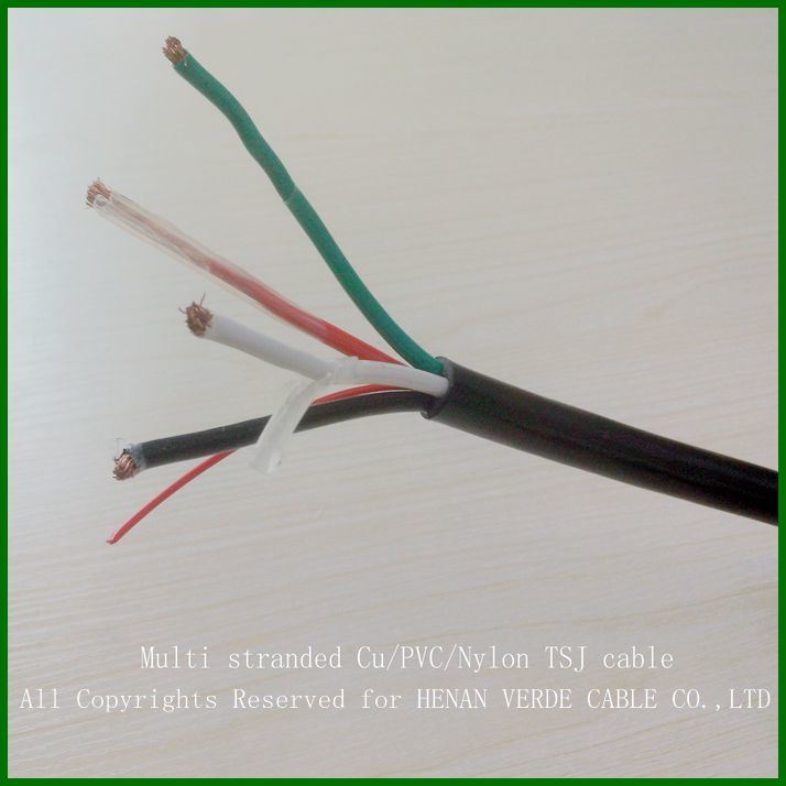 PVC Insulated Nylon Jacket Thhn Wire Cable for Building Construction